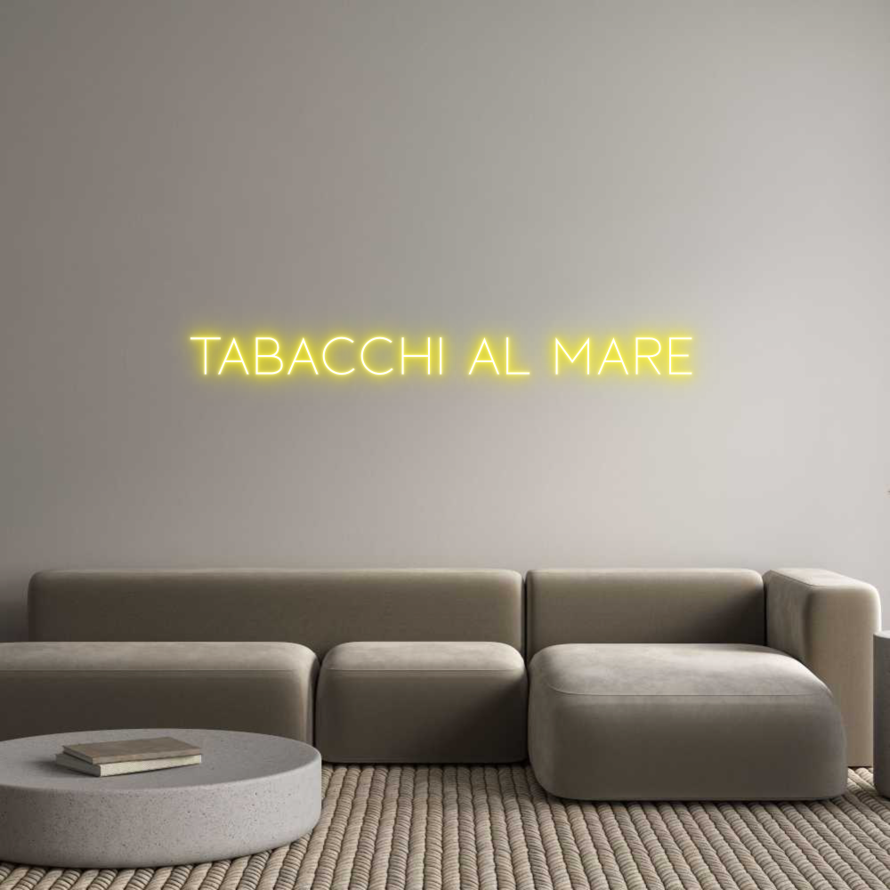 Custom Neon Sign Online Editor TABACCHI Al m...