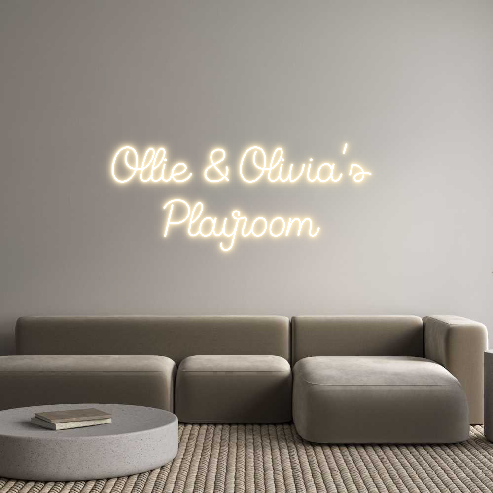 Custom Neon Sign Online Editor Ollie & Olivi...