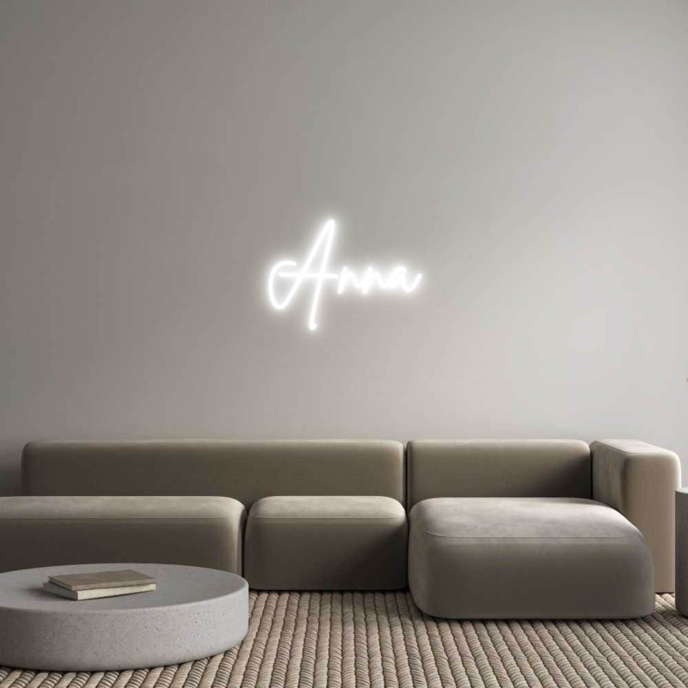 Custom Neon Sign Online Editor Anna