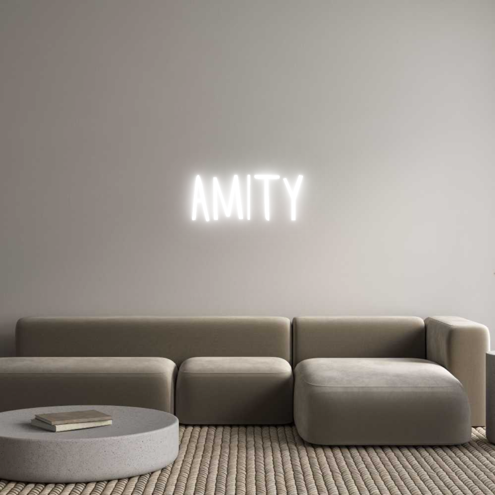 Custom Neon Sign Online Editor AMITY