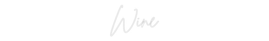 Custom Neon Sign Online Editor Wine