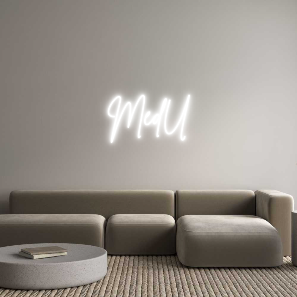 Custom Neon Sign Online Editor MedU