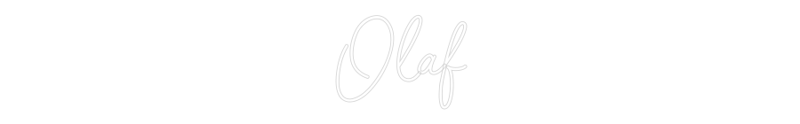 Custom Neon Sign Online Editor Olaf