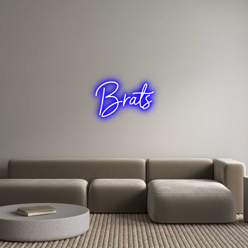 Custom Neon Sign Online Editor Brats