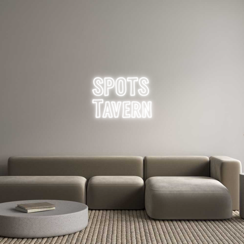 Editor online di insegne al neon personalizzate SPOT
Taverna