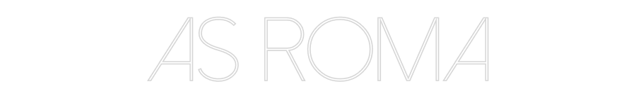 Custom Neon Sign Online Editor AS ROMA