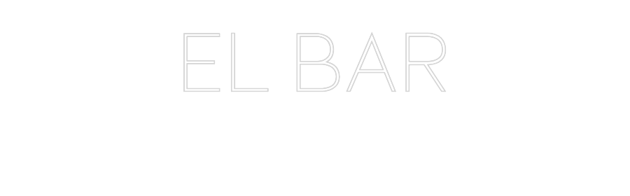 Custom Neon Sign Online Editor EL BAR
