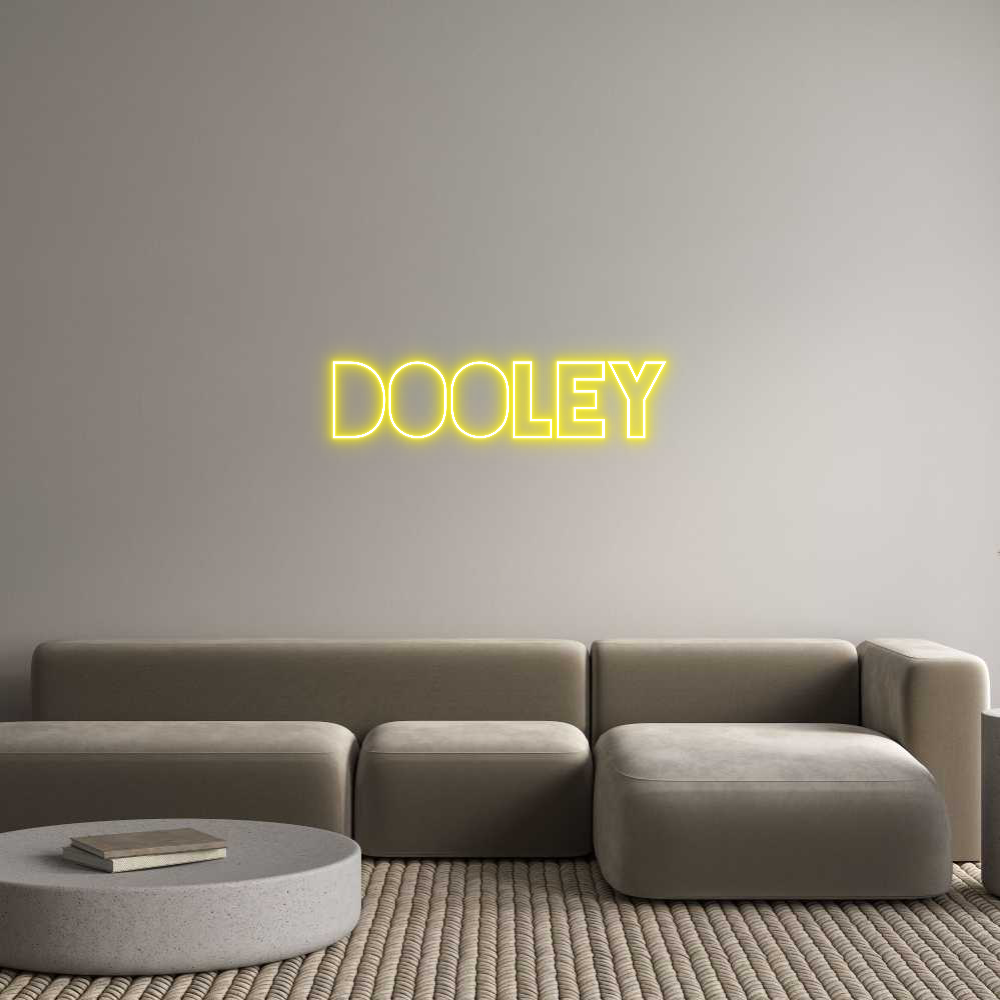 Custom Neon Sign Online Editor Dooley