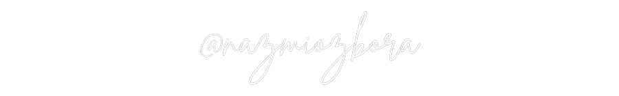 Custom Neon Sign Online Editor @nazmiozbora
