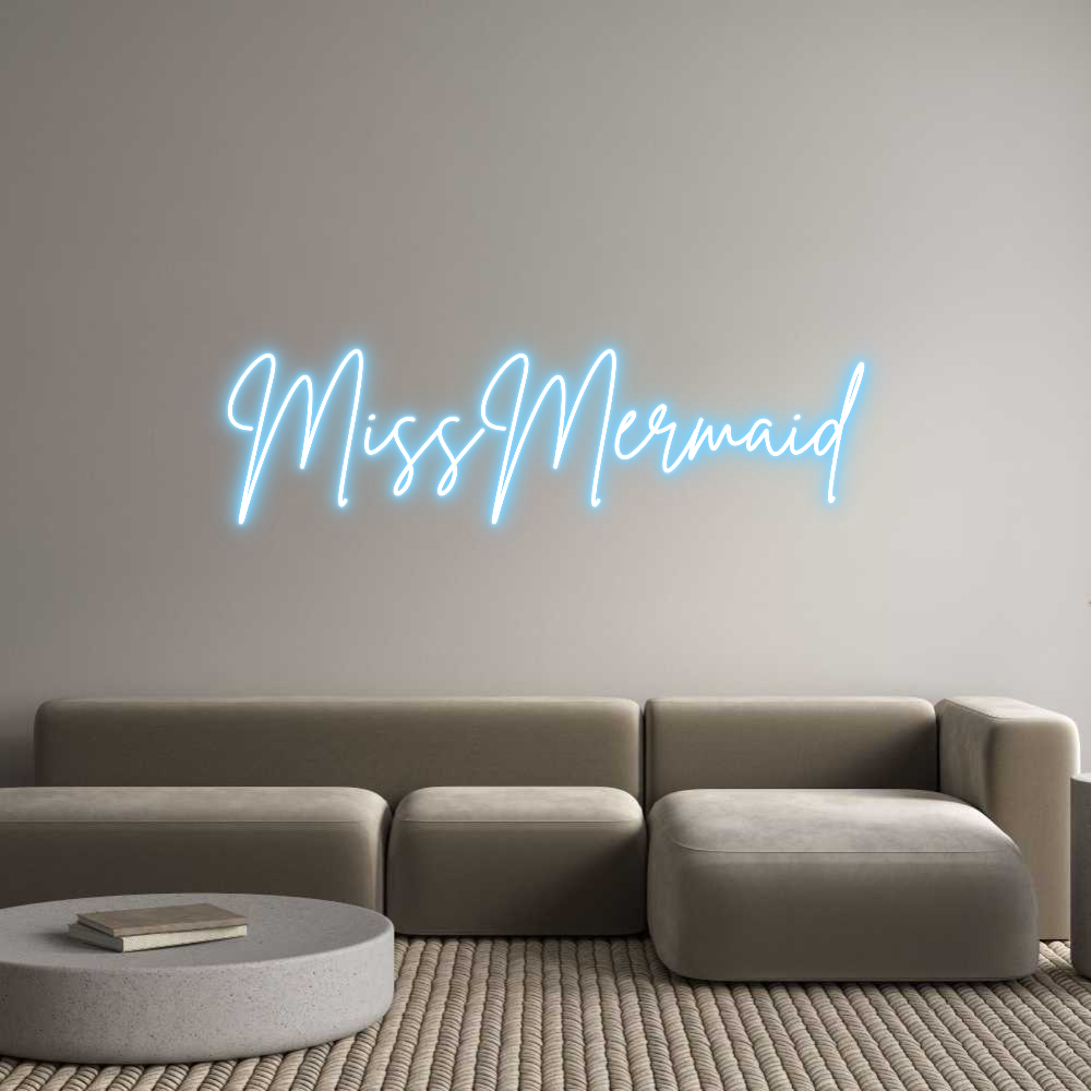 Custom Neon Sign Online Editor MissMermaid