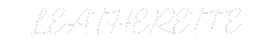 Custom Neon Sign Online Editor LEATHERETTE