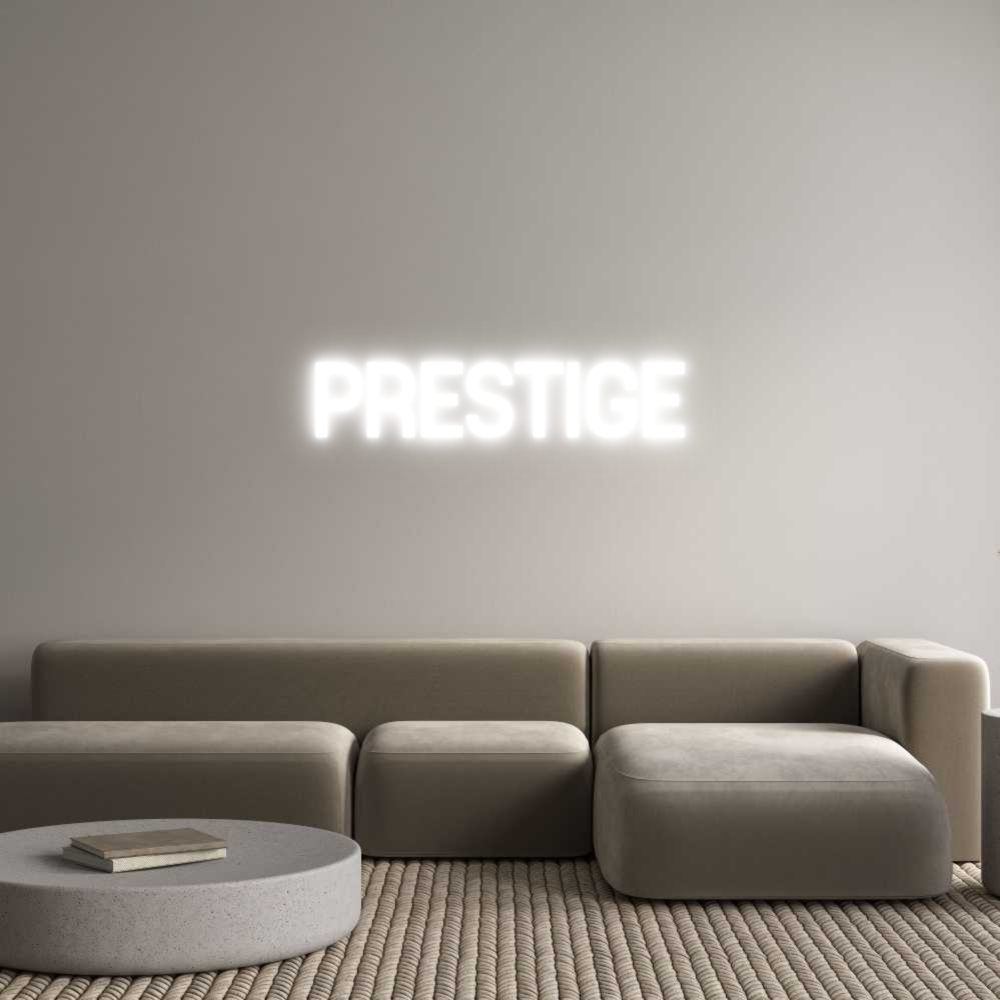 Editor online di insegne al neon personalizzate PRESTIGE