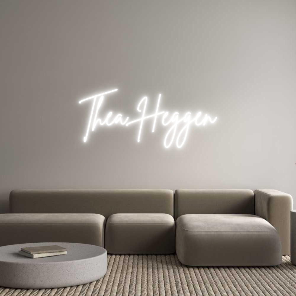 Custom Neon Sign Online Editor Thea Heggen