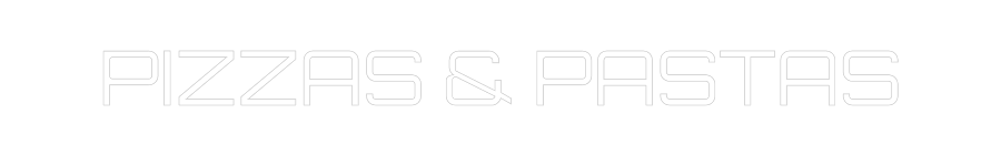Egendefinert Neon Sign Online Editor PIZZAER OG PASTAS