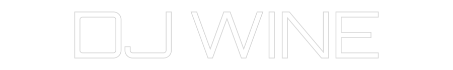 Custom Neon Sign Online Editor DJ WINE