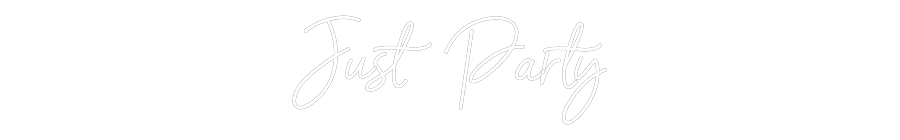 Brugerdefineret Neon Sign Online Editor Bare Party