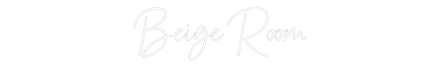 Editor en línea de letreros de neón personalizados Habitación beige