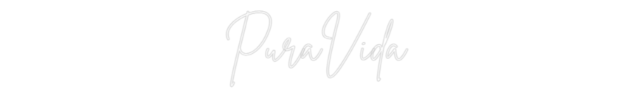Custom Neon Sign Online Editor PuraVida