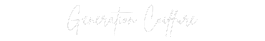 Editor online di insegne al neon personalizzate Génération Co...