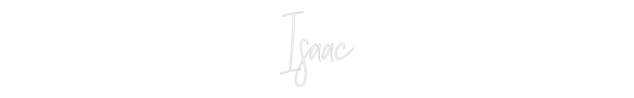 Custom Neon Sign Online Editor Isaac