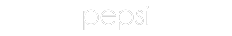 Custom Neon Sign Online Editor pepsi