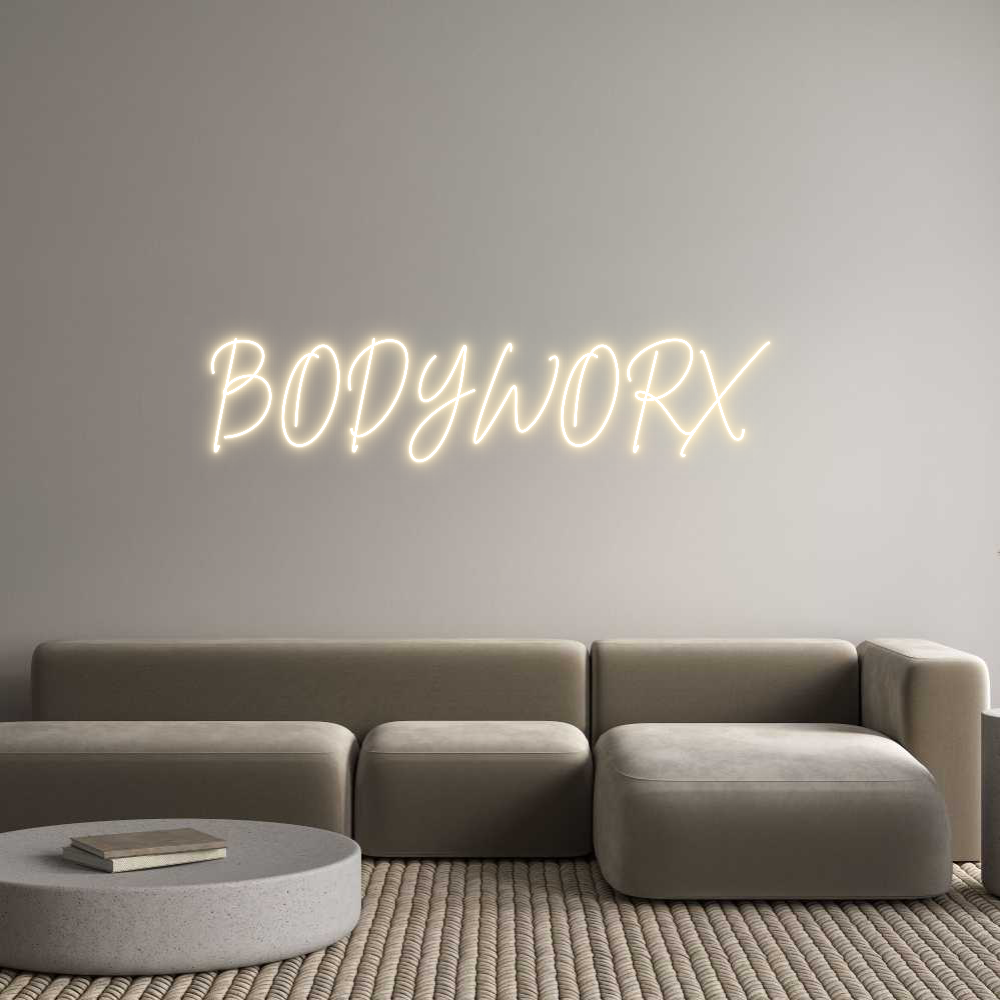 Custom Neon Sign Online Editor BODYWORX