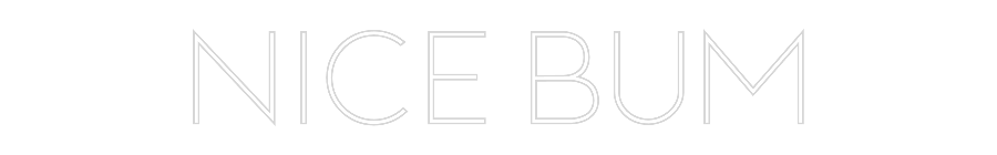 Custom Neon Sign Online Editor NICE BUM