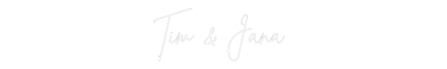 Custom Neon Sign Online Editor Tim & Jana