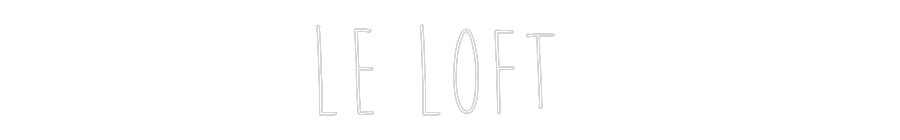 Custom Neon Sign Online Editor Le loft