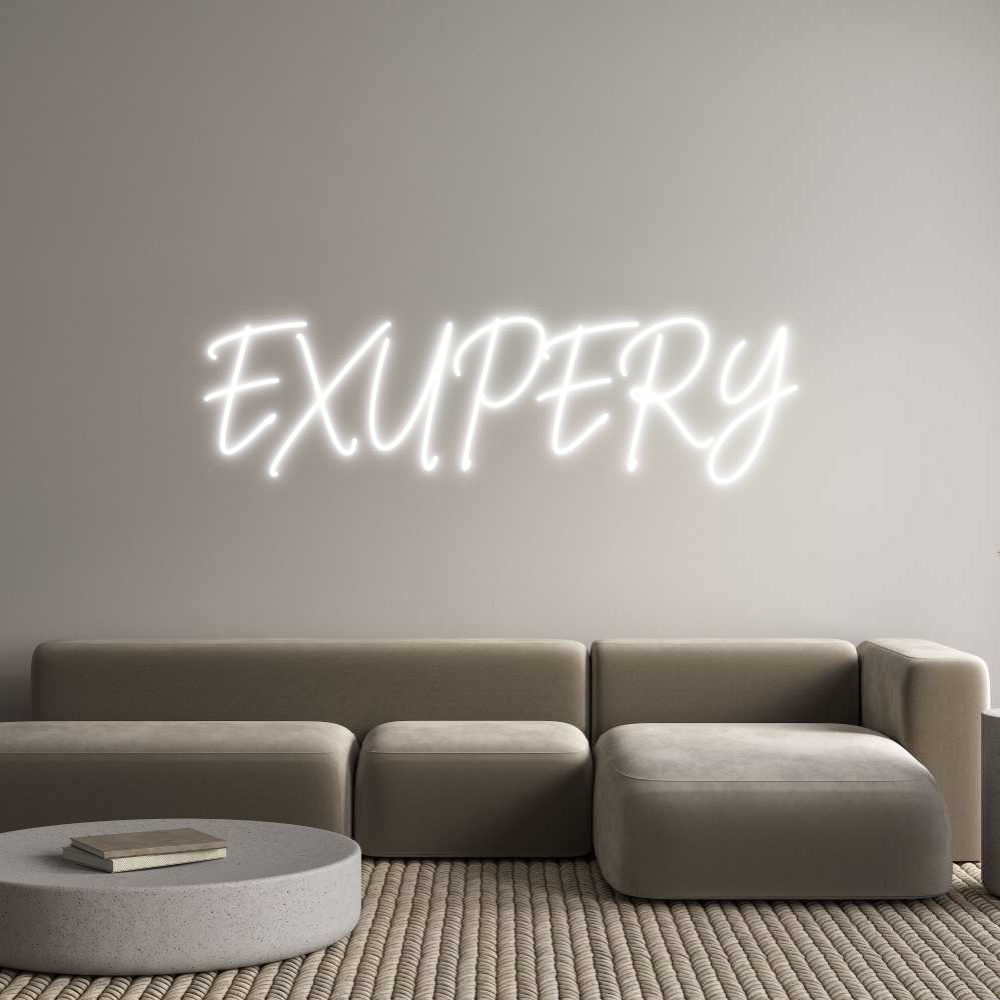 Custom Neon Sign Online Editor EXUPERY