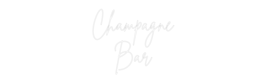 Custom Neon Sign Online Editor Champagne
Bar