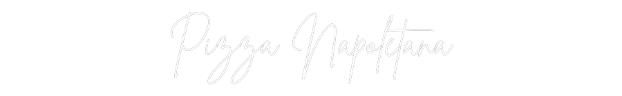 Editor online di insegne al neon personalizzate Pizza Napolet...