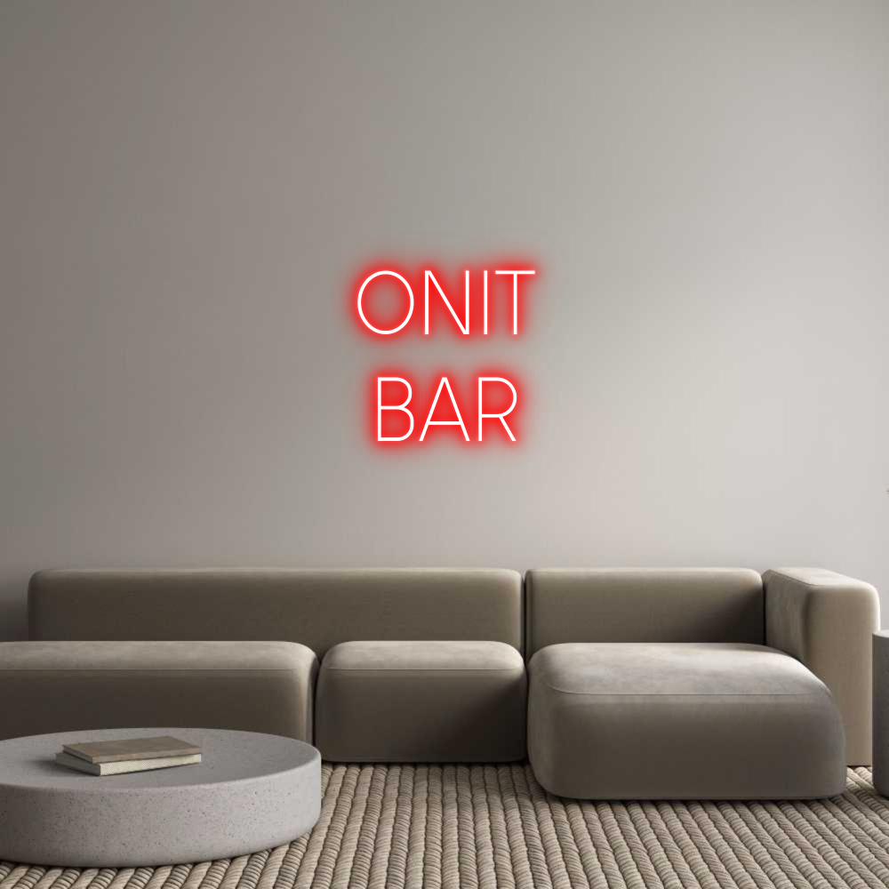 Custom Neon Sign Online Editor ONIT
BAR