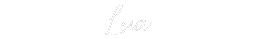 Custom Neon Sign Online Editor Leia