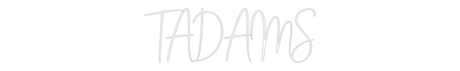 Custom Neon Sign Online Editor TADAMS