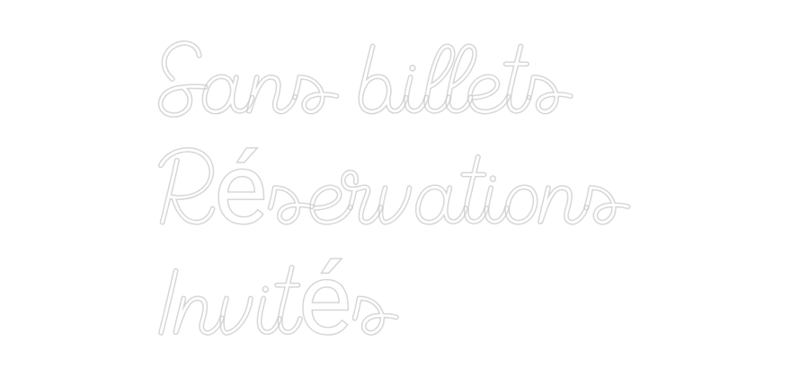 Custom Neon Sign Online Editor Sans billets...