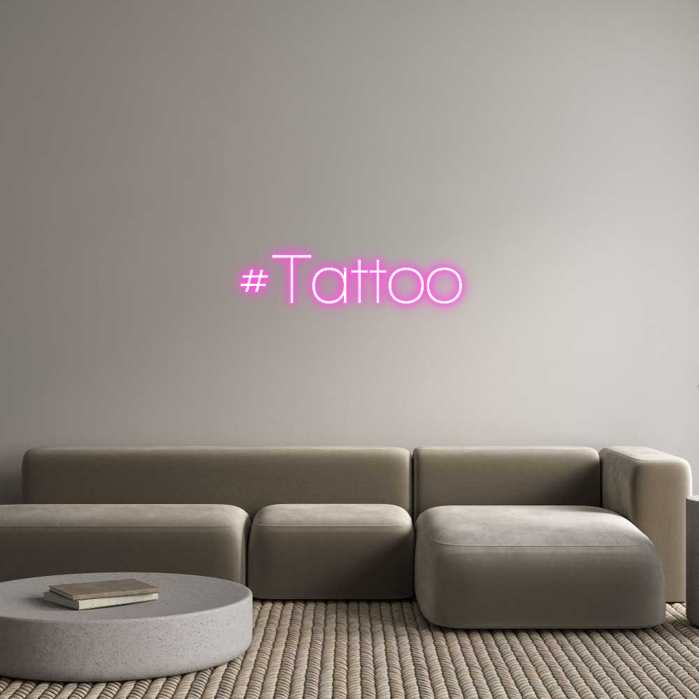 Custom Neon Sign Online Editor #Tattoo