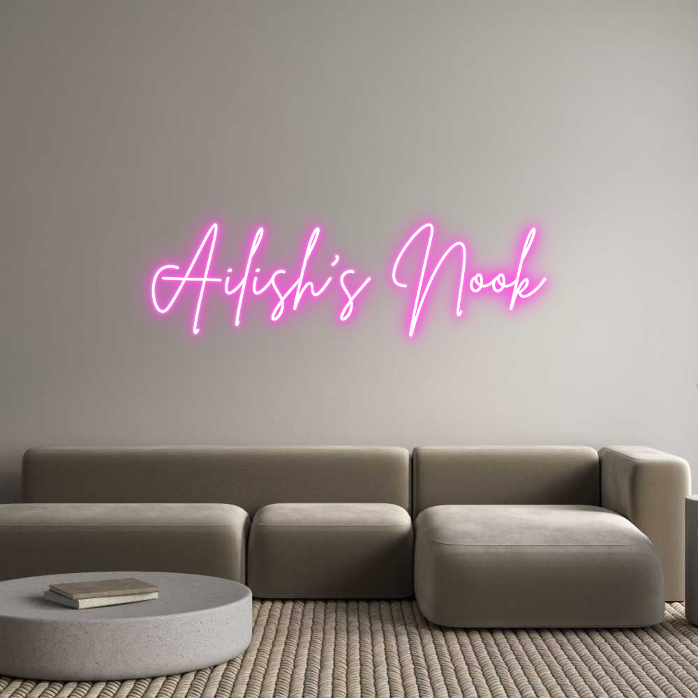 Custom Neon Sign Online Editor Ailish's Nook