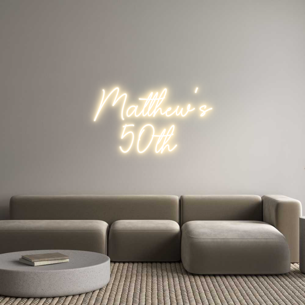 Custom Neon Sign Online Editor Matthew's
50...