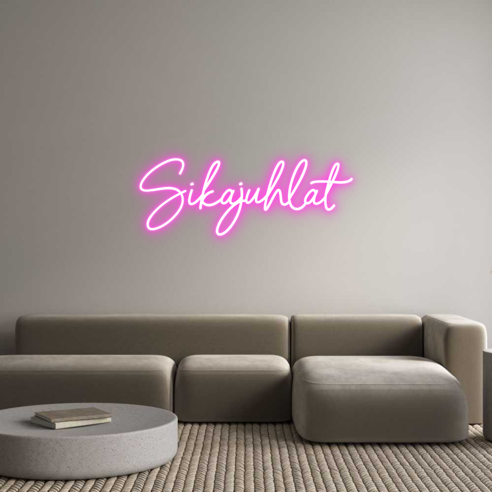 Custom Neon Sign Online Editor Sikajuhlat