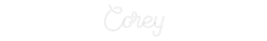 Custom Neon Sign Online Editor Corey