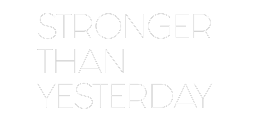 Custom Neon Sign Online Editor STRONGER 
TH...