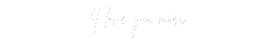 Custom Neon Sign Online Editor Jeg elsker dig mere