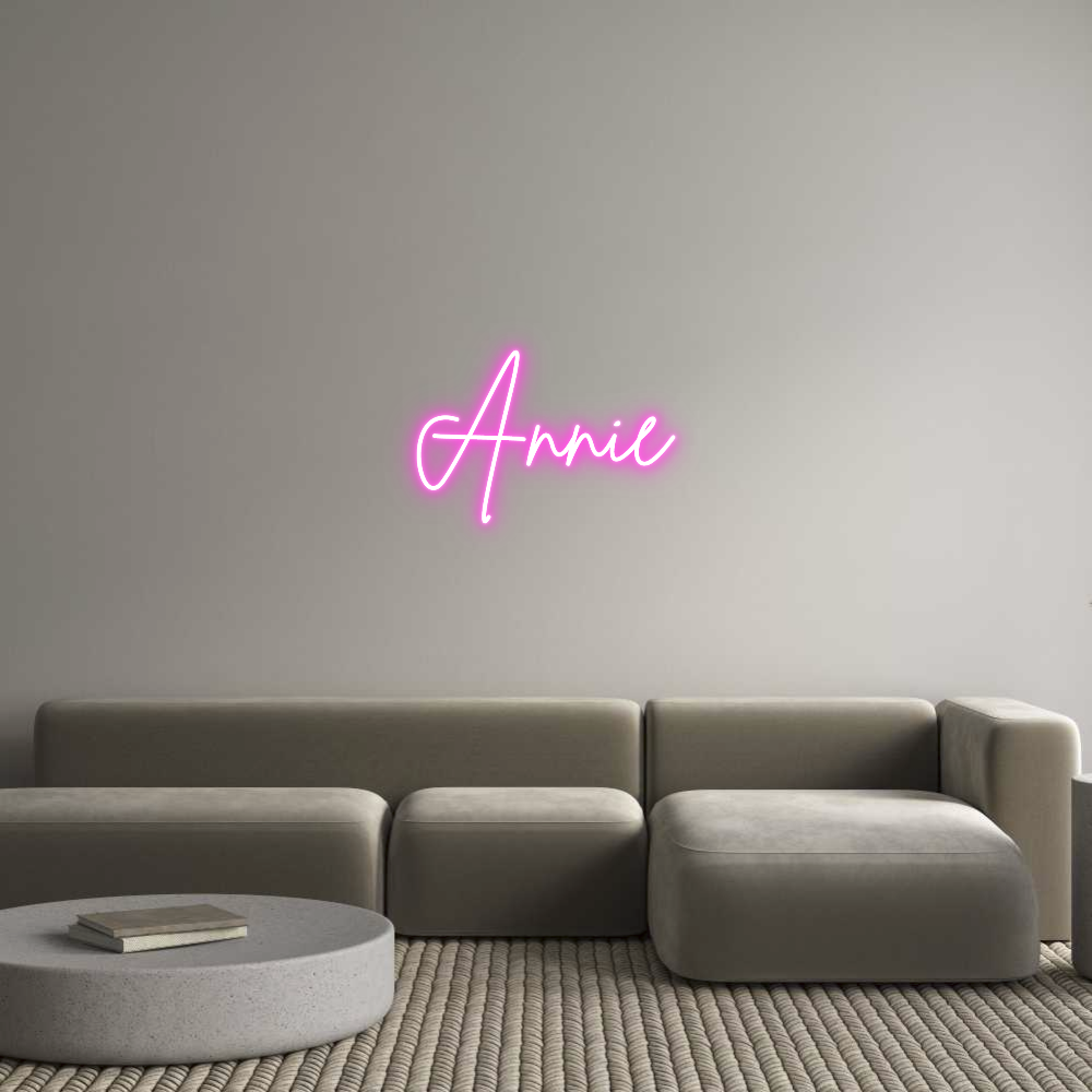 Custom Neon Sign Online Editor Annie