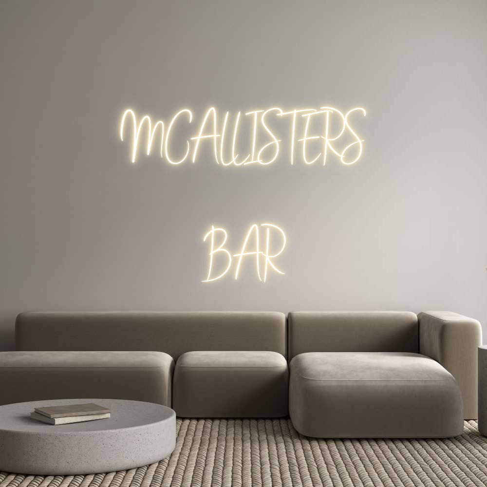 Custom Neon Sign Online Editor MCALLISTERS
...