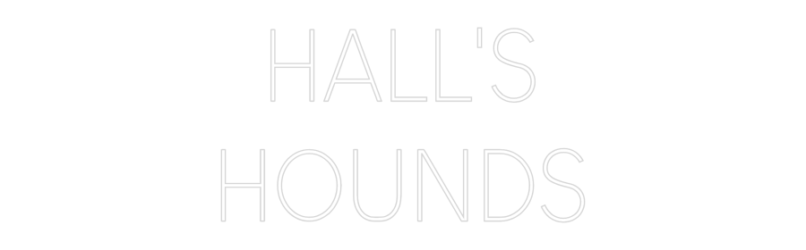 Editor online di insegne al neon personalizzate HALL'S
SEGUGI