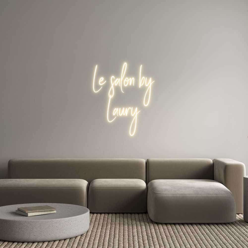 Custom Neon Sign Online Editor Le salon by
...