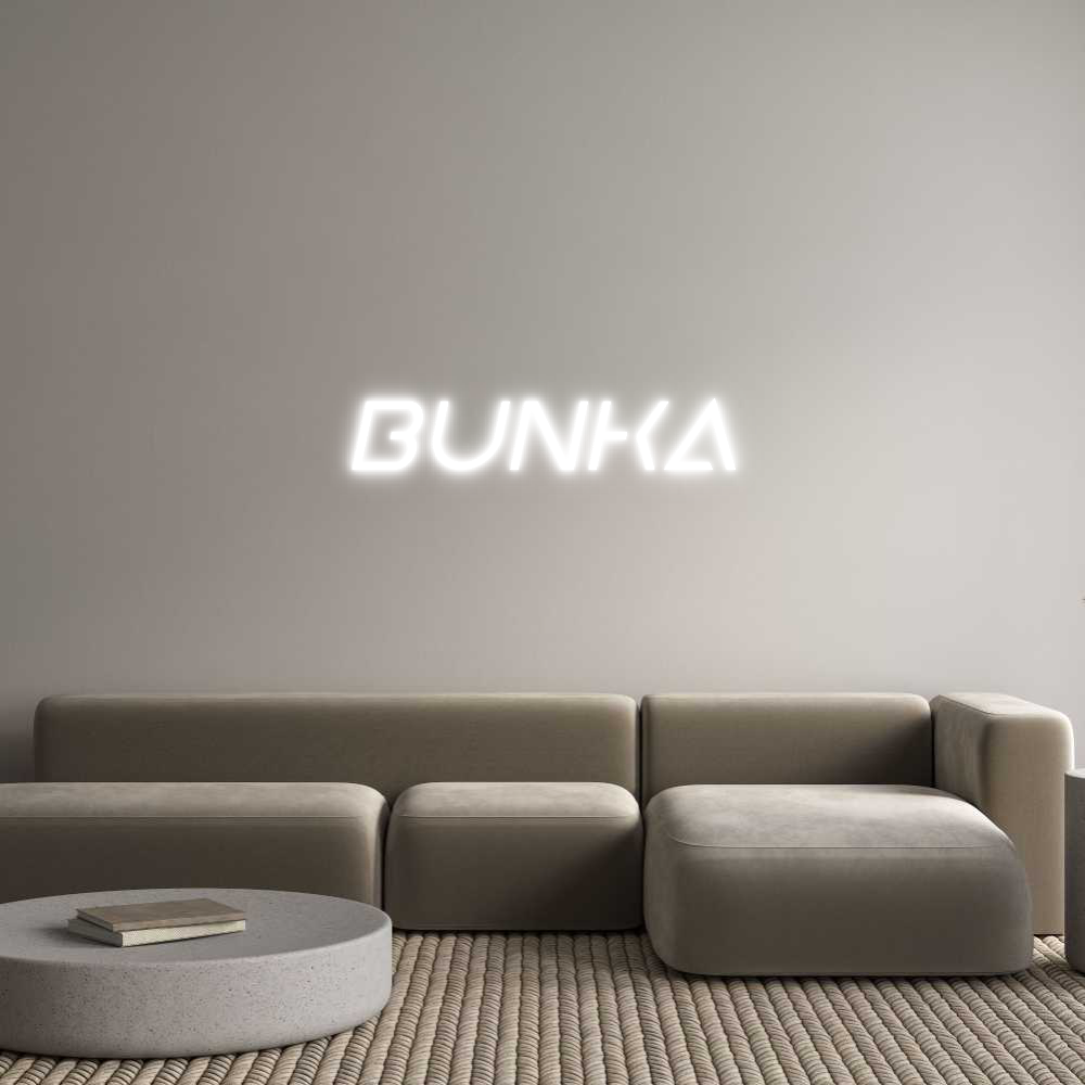 Custom Neon Sign Online Editor BUNKA