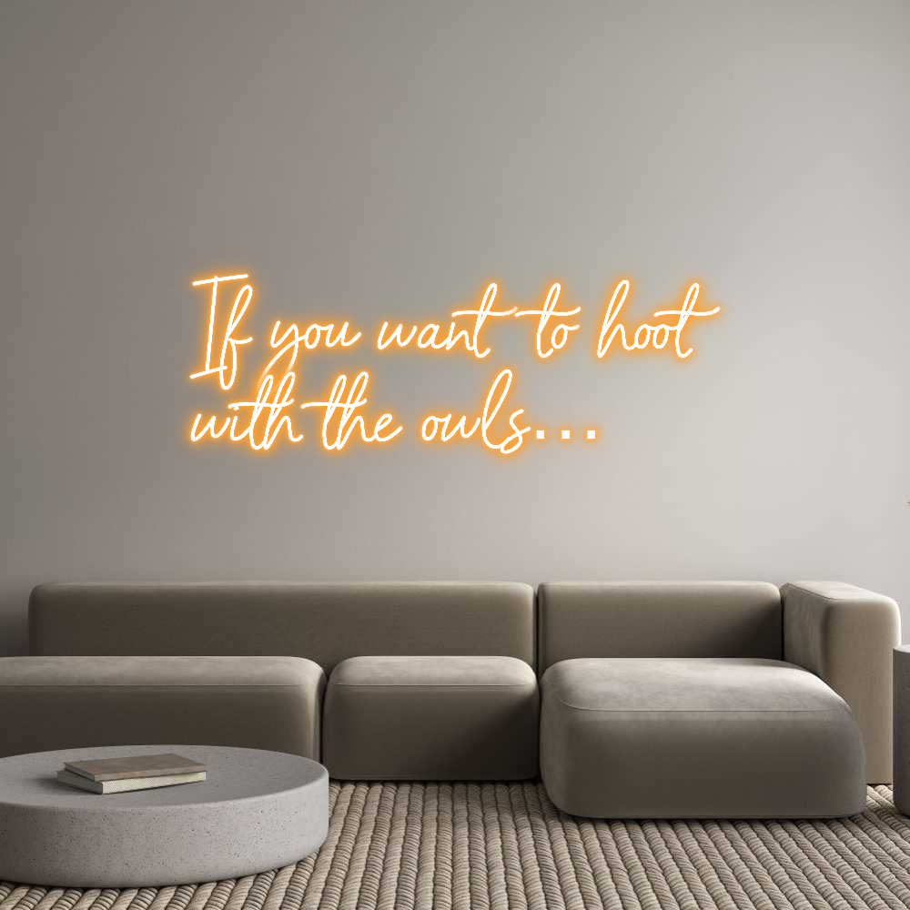 Mukautettu neonkylttiverkkoeditori Jos haluat...