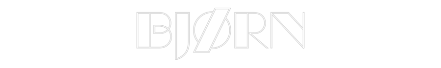 Custom Neon Sign Online Editor Bjørn